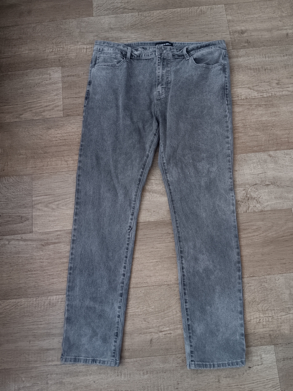 Jackson & Drigg Black Light Wash Skinny Jeans Men's Size 38x32